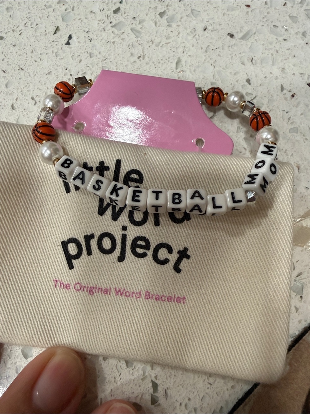 "Basketball Mom" little word project